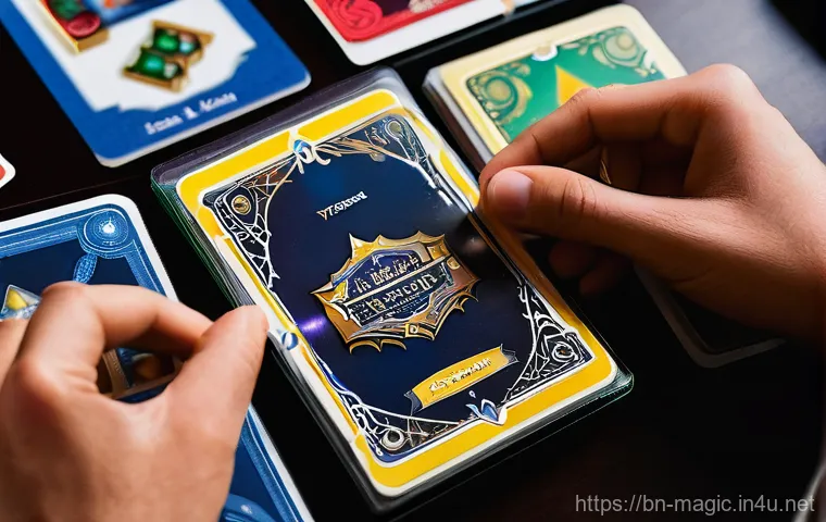 마술 카드 - **Prompt 2: Future of Interactive Card Gaming**
    "A dynamic, futuristic image showcasing a young ...