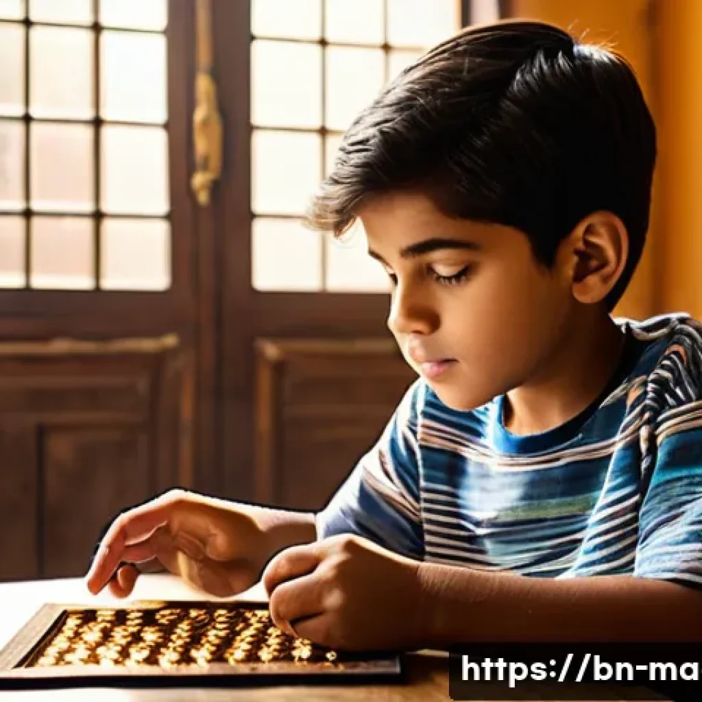 마술 배우기 비법 - **Prompt 1: The Budding Magician's First Steps**
    "A young Bengali boy, approximately 12 years ol...