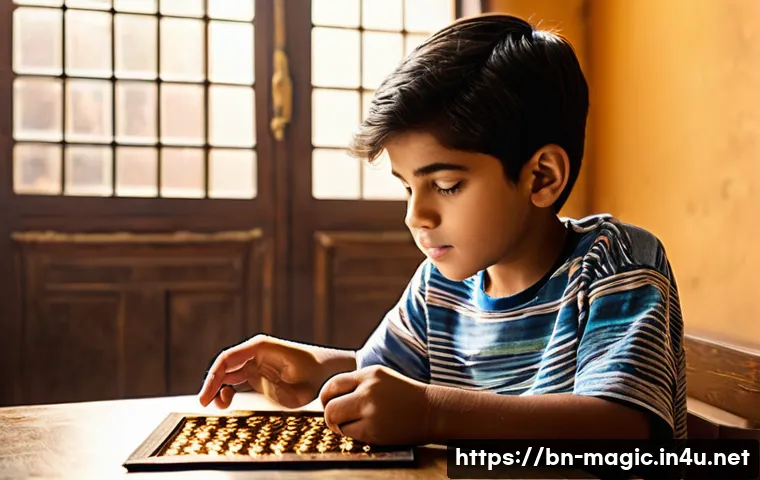 마술 배우기 비법 - **Prompt 1: The Budding Magician's First Steps**
    "A young Bengali boy, approximately 12 years ol...
