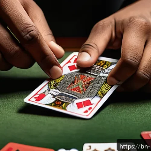Home 17 마술 카드 마스터리 - A close-up shot of a Bengali magician’s hands demonstrating proper card handling techniques, showing...